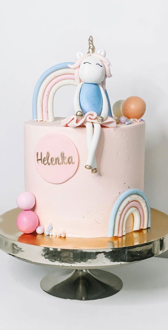 Cute Unicorn Cake Designs : Super adorable & girly unicorn cake
