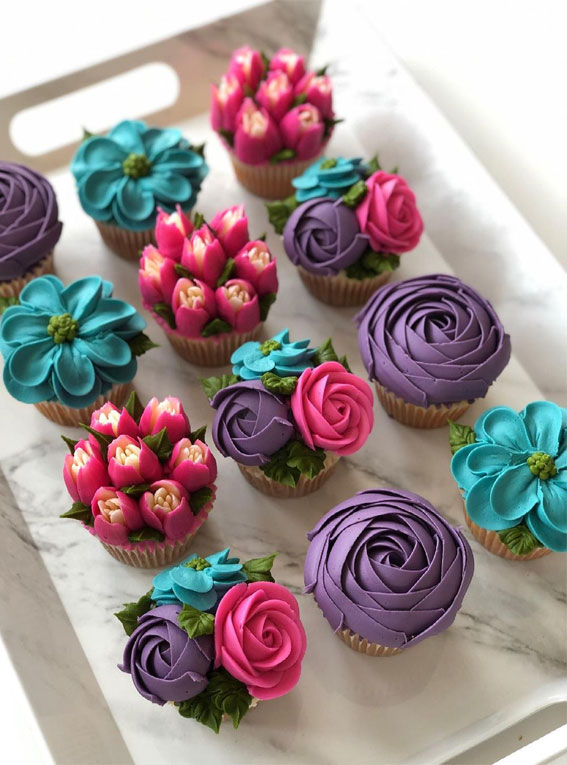 cupcake buttercream decorating ideas, cute cupcakes, cute cupcake ideas, buttercream cupcakes, buttercream cupcake toppings, buttercream icing cupcake decorating ideas, easy buttercream frosting