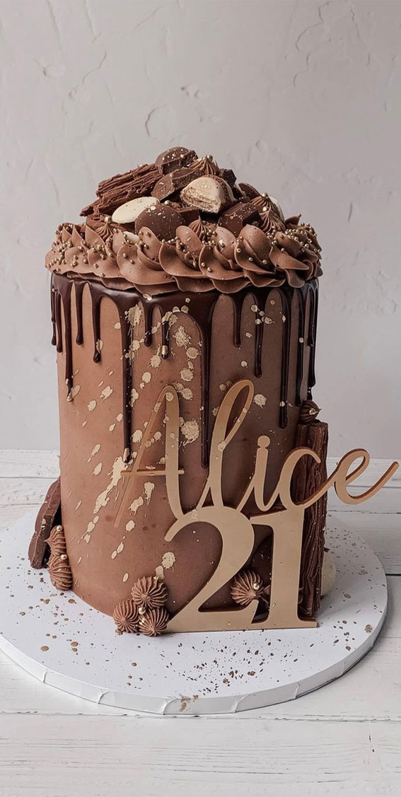 10 amazing ideas for decorating a chocolate birthday cake that everyone ...