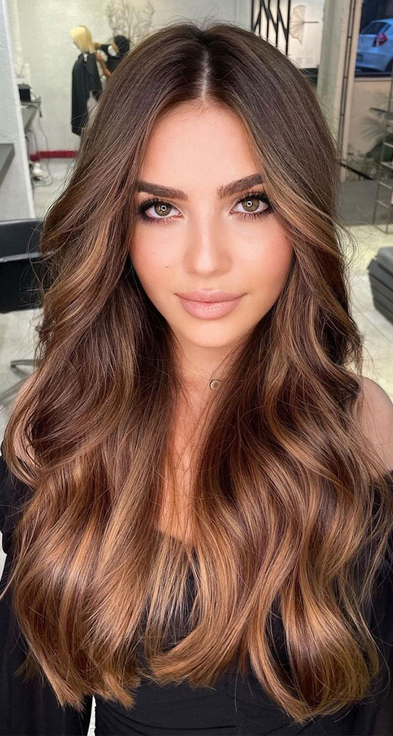 35 Ways to Upgrade Brunette Hair : Gorgeous caramel hair color