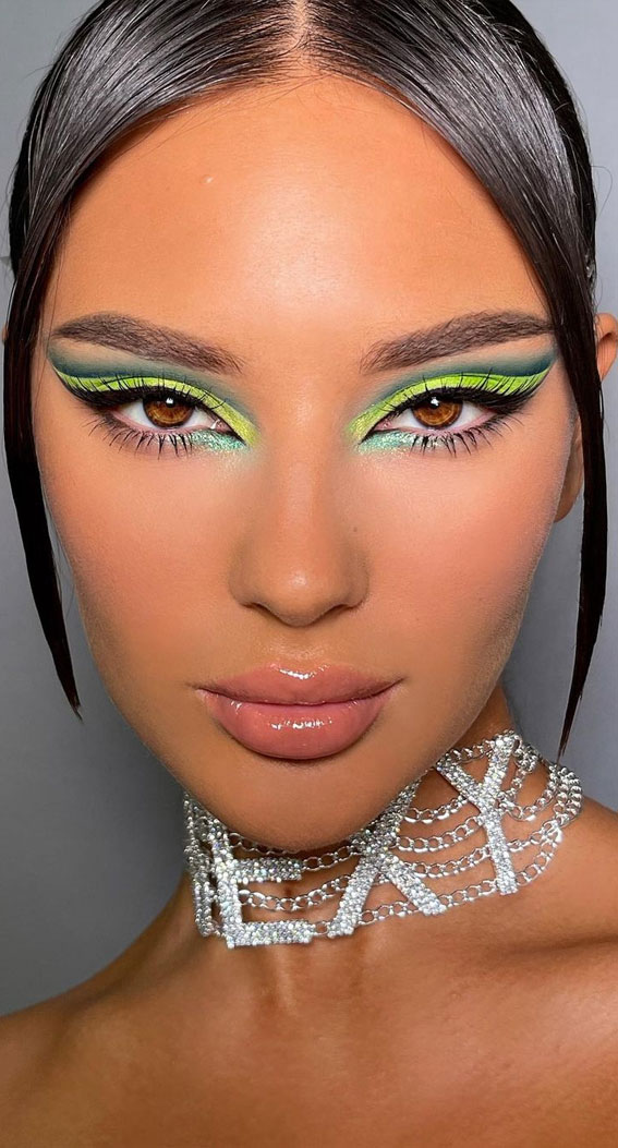 gorgeous green eyeshadow looks
