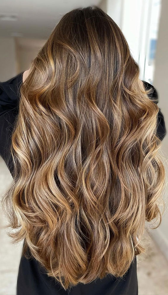 25 Dirty Blonde Hair Ideas For Every Skin Tone : Hazelnut with blonde