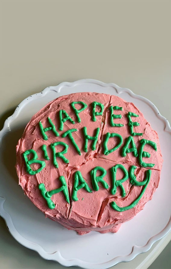 30+ Cute Harry Potter Cake Designs : Chocolate Cake with Buttercream Frosting