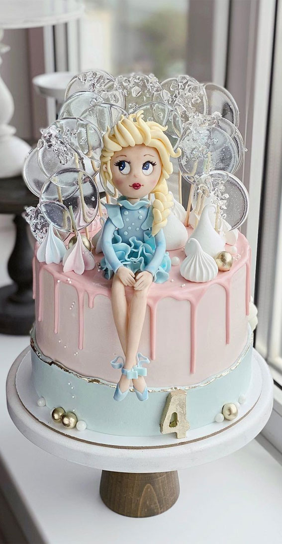 birthday cake for girls, 4th birthday cake, 4 year old birthday cake