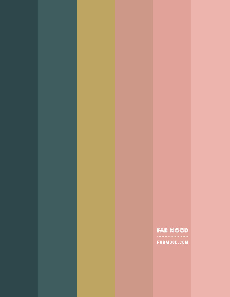 green and blush pink color scheme, green and pink color palette, green and pink color combo