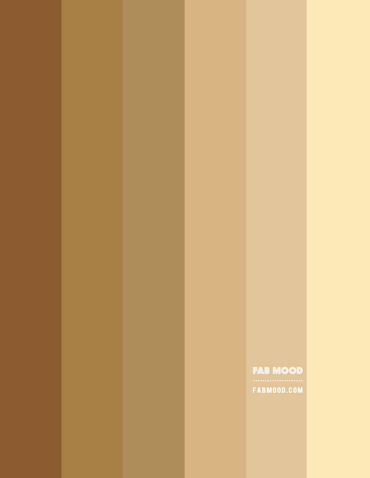 Beige Warm Earth Tone Colour Scheme