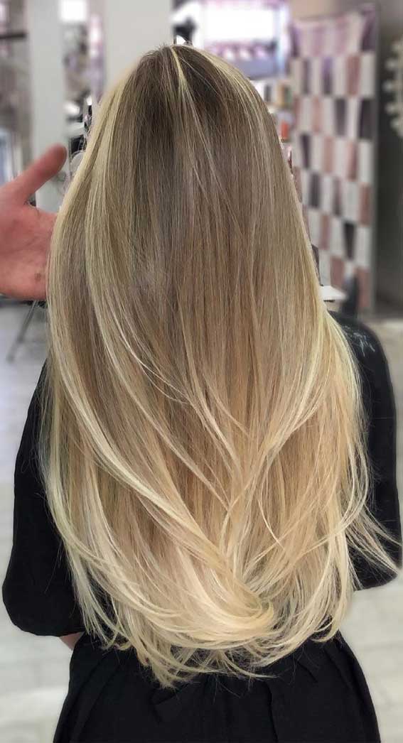 50 Trendy Hair Colors To Wear in Winter : Dark Blonde To Bright Blonde