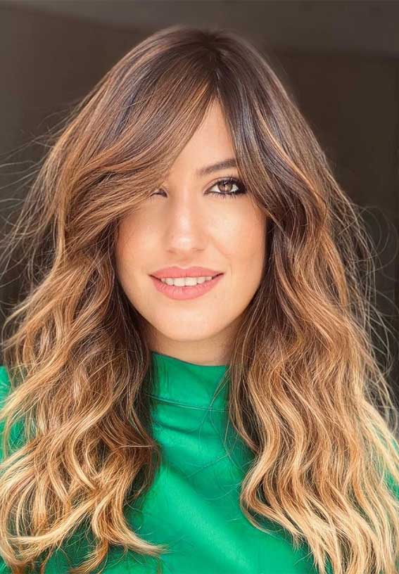 50 Trendy Hair Colors To Wear in Winter : French Balayage