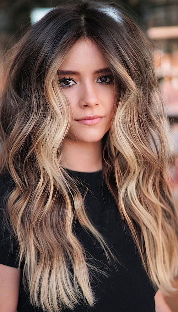 brunette with blonde face framing hair idea, winter hair color trends 2021, winter hair colors for brunettes, winter hair colors 2022, winter hair colors for brown skin, winter hair colors for short hair, blonde winter hair, winter hair colors for pale skin, winter hair colors for blondes