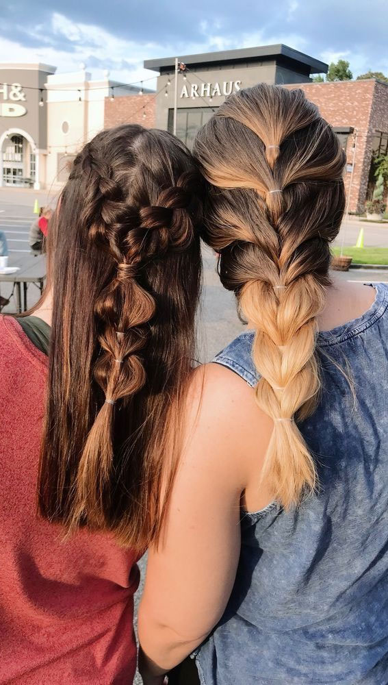 35 Cute and Cool Hairstyles for Teenage Girl : Creative Braid Hairstyles