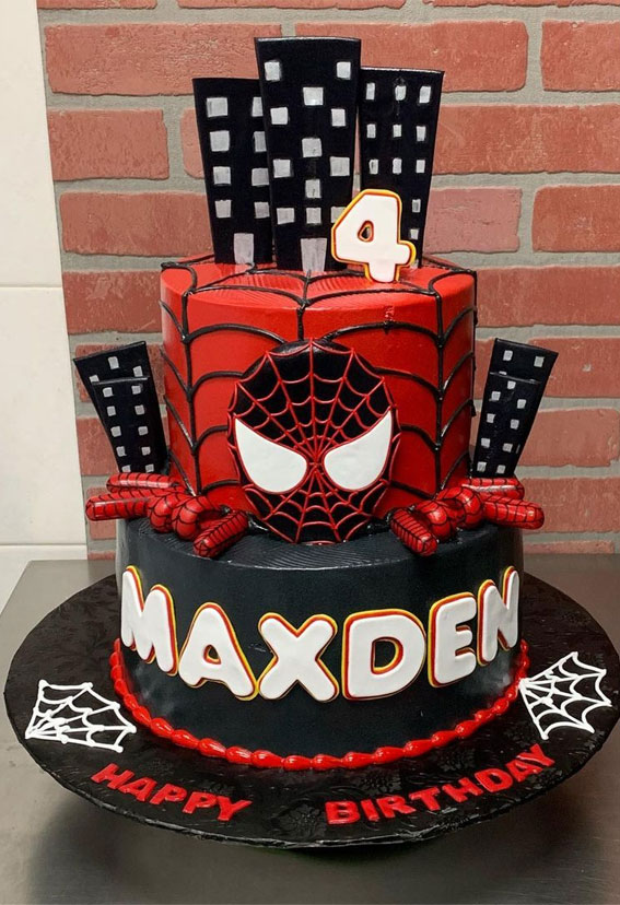 Spider-Man cake | Spiderman cake, Cakes for men, Spiderman-nextbuild.com.vn