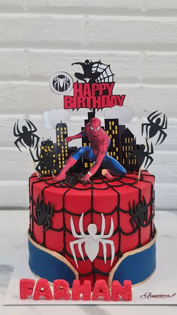 M464) Two Tier Spiderman Theme Cake (2 Kg). – Tricity 24-sonthuy.vn
