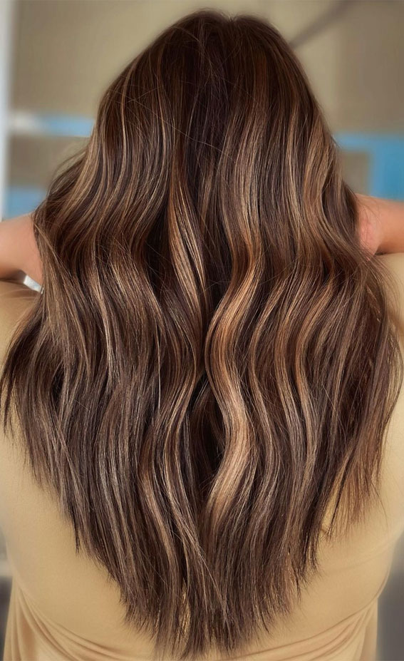 50 Stylish Brown Hair Colors & Styles for 2022 : Brown with Warm Tones