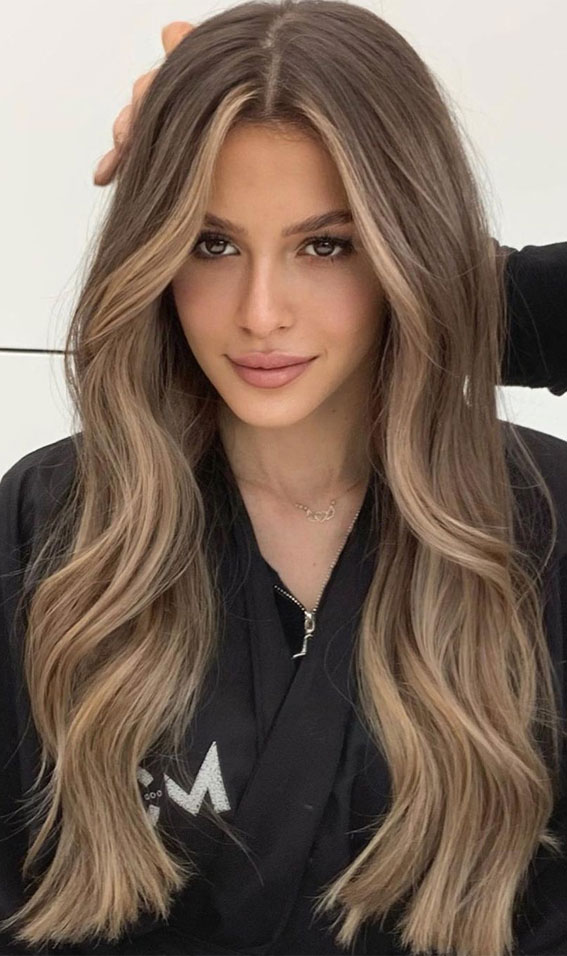 50 Stylish Brown Hair Colors & Styles for 2022 : Light Brown Cool Blonde  Balayage