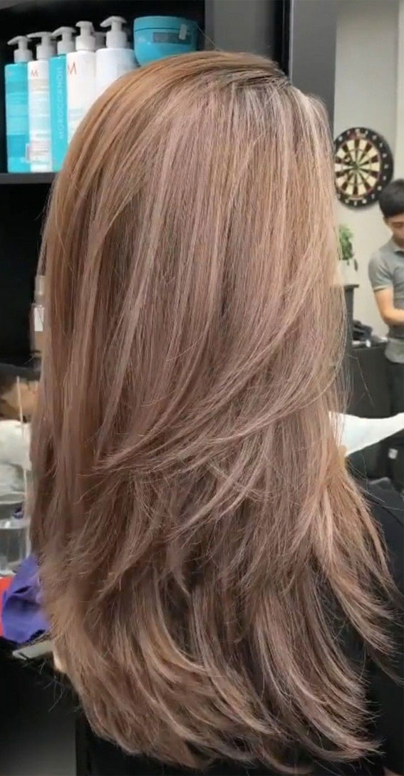 40 Trendiest Hair Colors for 2022 : Chestnut & Mushroom Brown Blends