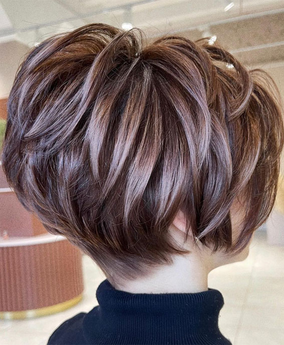 layered pixie haircut, brown cherry hair color, long pixie haircut, pixie haircut for straight hair, long pixie cut, pixie cut for thick hair, pixie haircuts for 2022, short pixie haircuts 2022, long pixie cut 2022, low maintenance pixie cut, short hairstyles