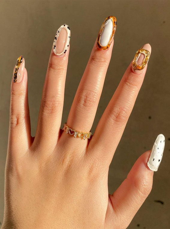 30 Spring Nails That We Are Obsessed With : 3D Mix n Match Nails