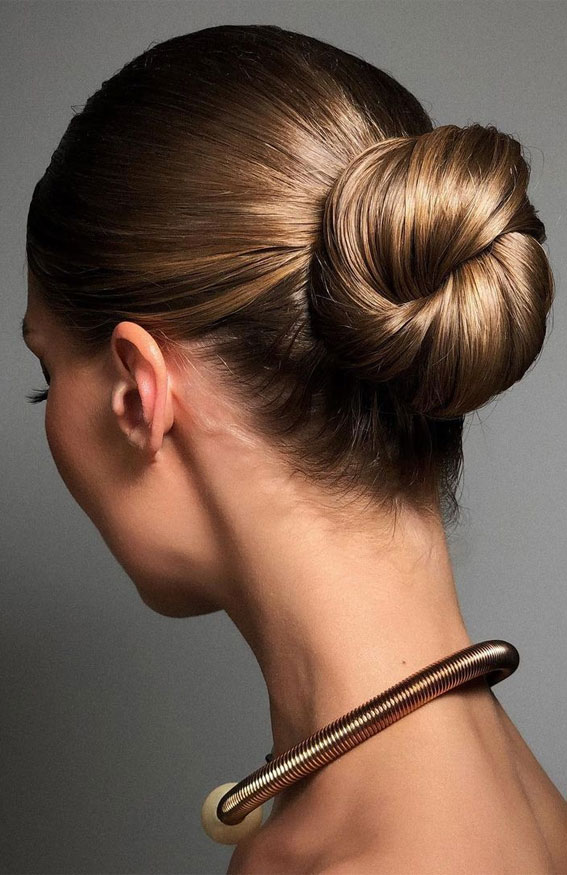 20 Chignon Hairstyle Ideas From the Most Fashionable Women | Who What Wear