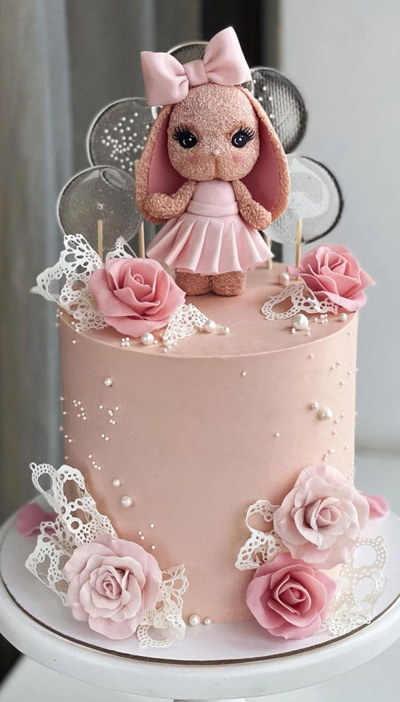 Welcome Baby Girl Cake  Customised Cakes by Kukkr Home Bakers