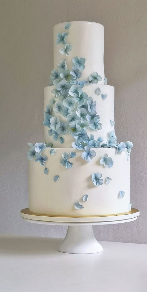 Blue White Delight Cake – Creme Castle