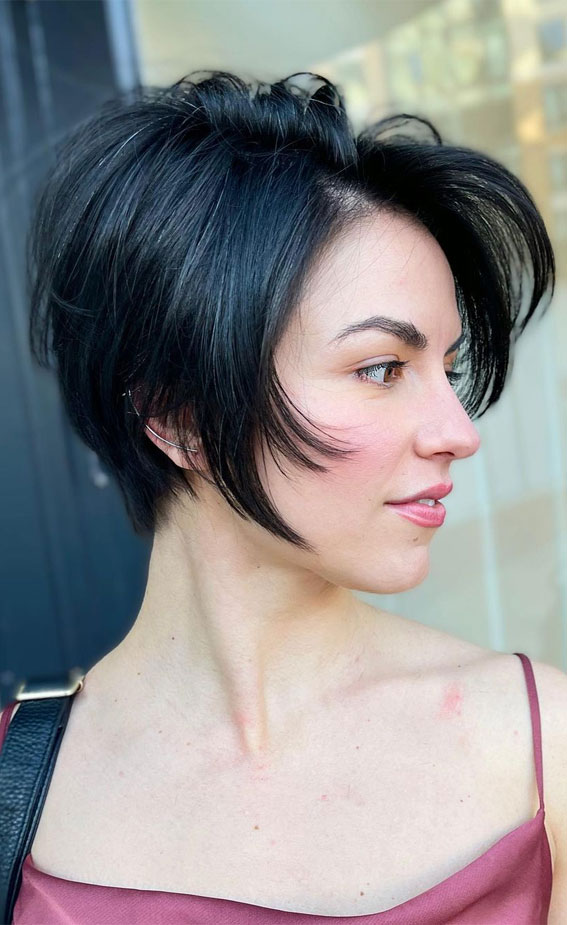 50 Short Hairstyles That Looks so Sassy : Soft Shag Razor Cut