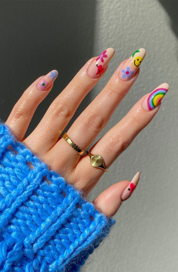 Creative Rainbow Nail Designs To Brighten Up Your Day | Morovan