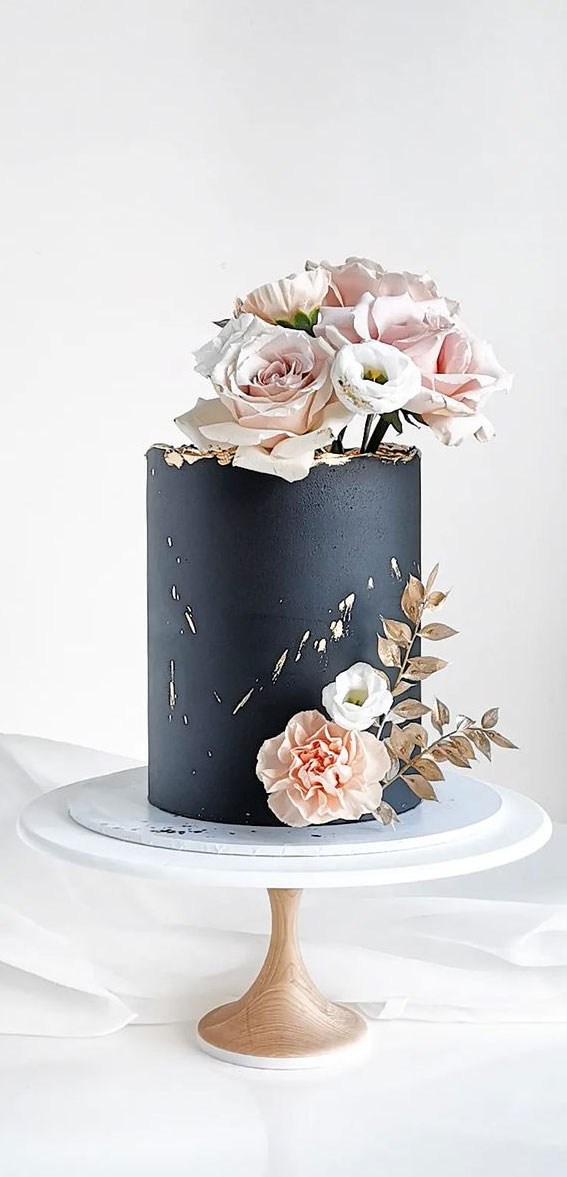 Black And Gold Birthday Cake Ideas 2022/Birthday Cake Ideas/Black Cake/Golden  Cake/New Cake Design 