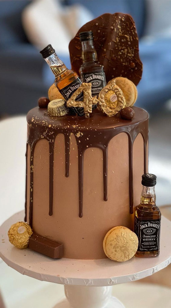 50 Best Birthday Cake Ideas in 2022 : Chocolate Cake for 40th Birthday