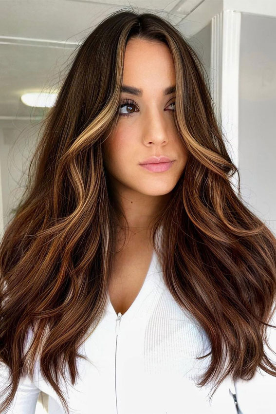 37 Trendy Hair Colour Ideas & Hairstyles : Strands of Caramel