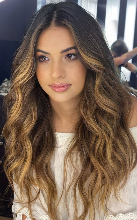 50 Cute New Hair Color Trends 2022 : Balayage + Light Caramel Blonde ...