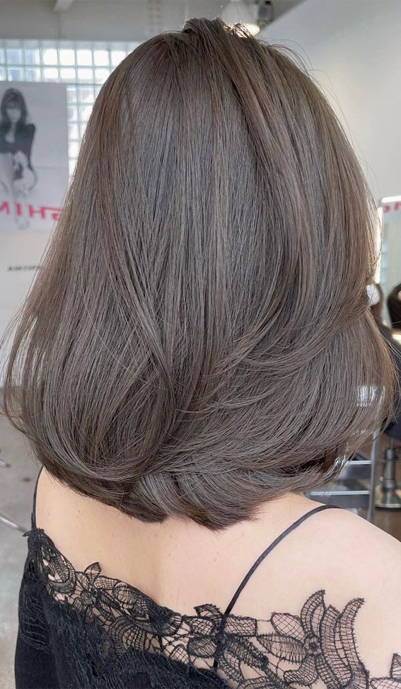 50 Cute New Hair Color Trends 2022 : Oak Ash + Hazelnut Beige