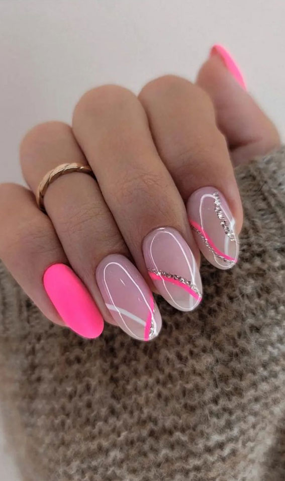 spring nail designs 2022, mix and match nail designs,  swirl nails, spring nail ideas, spring nail colors, 2022 spring nail colors, rainbow spring nails, bright color spring nails, spring nail art, spring nail art 2022, nail art designs 2022