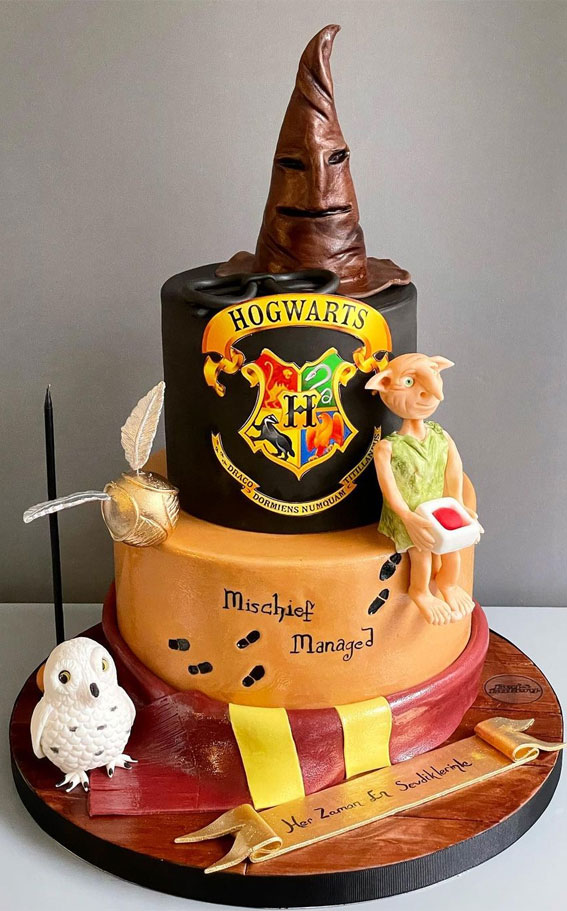 Sweet chariot - Harry potter pinata cake done for a Harry