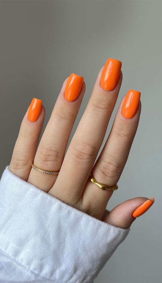 10 Trendy Orange Nail Designs for Spring, Summer, and Fall