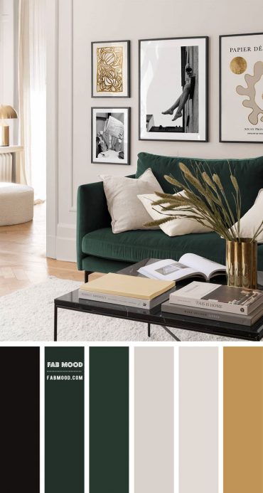 5 Calming Colours That Perfect for Living Room : White & Green Living ...