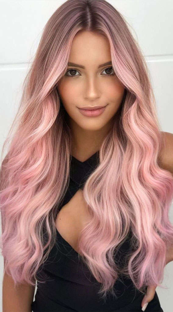 50 Hair Colours Ideas That Are Trending Now : Pink Hair Colour