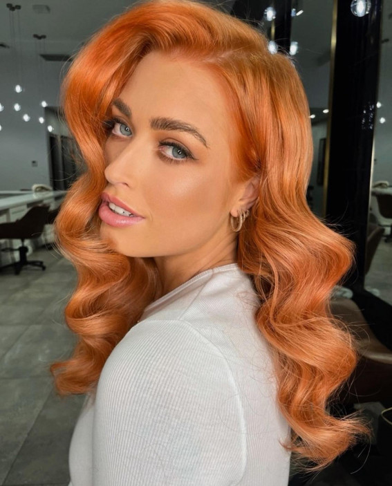 Læs Menda City Picasso 32 Best Orange Hair Color Shades : Orange Hollywood Glam Hair