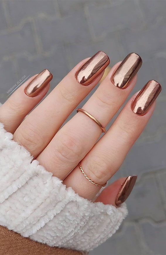 copper chrome nails, nail trends 2022, nail trends autumn 2022, nail trends fall 2022, nail trends 2022 uk, acrylic nail trends 2022, autumn nails 2022, gel nail designs 2022, short nail trends 2022, autumn nail designs 2022, autumn nail designs 2021, short fall nails 2022, natural nail designs 2022, trending nail colors 2022, popular nail colors fall 2022