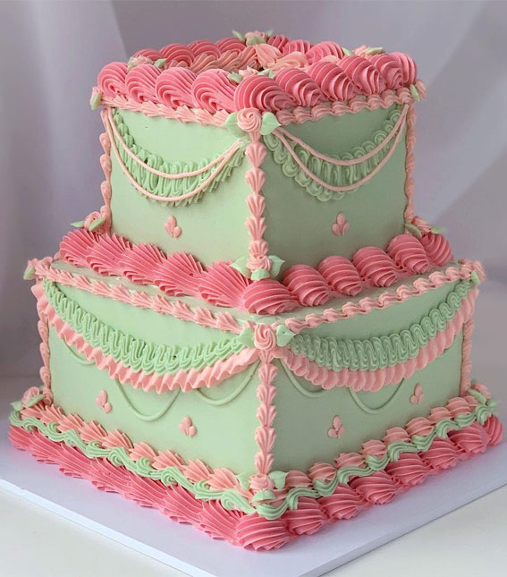 50 Vintage Inspired Lambeth Cakes That’re So Trendy : Squarey Marie Antoinette