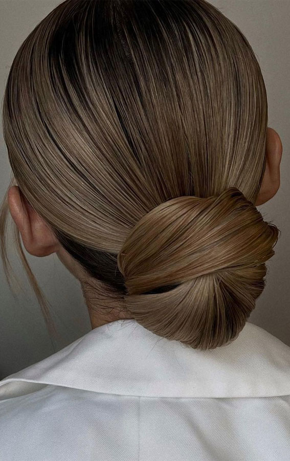 The Sleek Low Bun