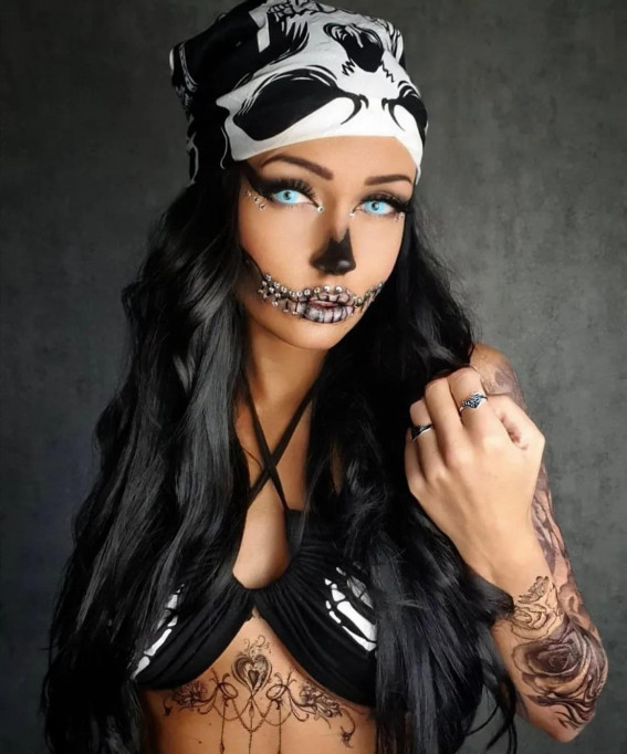 40+ Spooky Halloween Makeup Ideas : Jack Sparrow Makeup