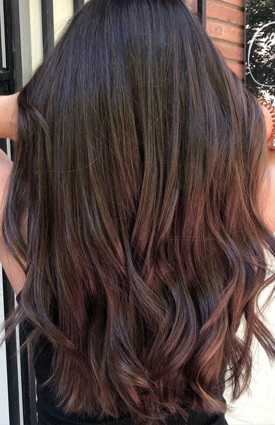 Takke fugl At regere 49 Best Shades of Brown Hair Colour Ideas : Brunette with Subtle Red