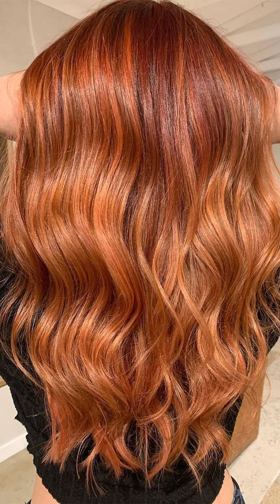 40 Copper Hair Color Ideas That’re Perfect for Fall : Sunset Vibe