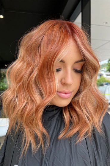 40 Copper Hair Color Ideas That're Perfect for Fall : Copper and Peach ...