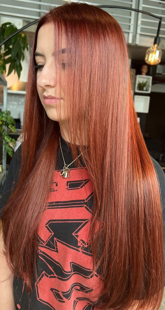 20 Hot Copper  Red Balayage Hair Color Ideas That Are On Fire  I Spy  Fabulous