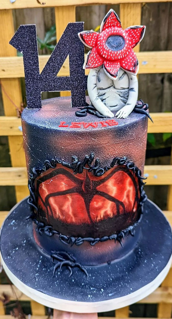 40+ Awesome Stranger Things Cake Ideas : Cake for 14th Birthday