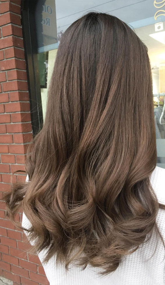 50+ Trendy Hair Colour For Every Women : Light Brown Balayage