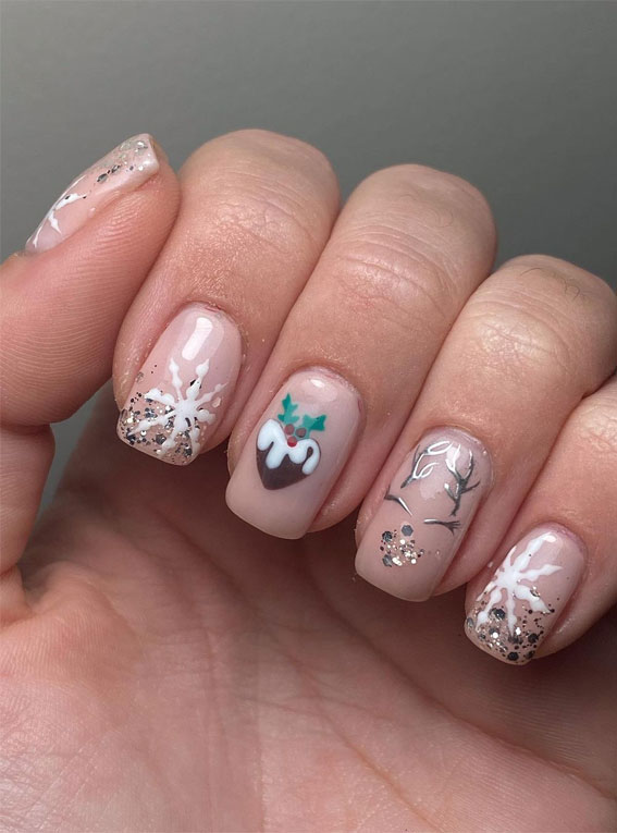 christmas nails, christmas nail designs, simple christmas nails, festive nails, simple christmas nails, christmas nail ideas, christmas nail art designs, red nails, winter snowflake nails, christmas nails 2022, holiday nails, xmas nails