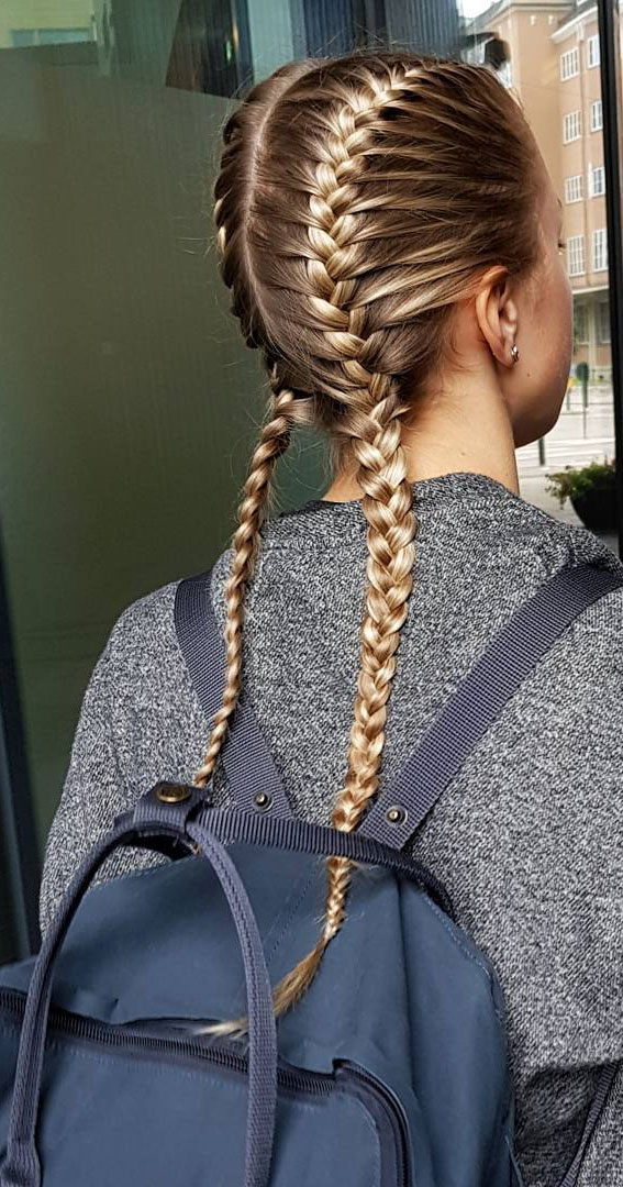 50+ Braided Hairstyles To Try Right Now : Cute French Braids