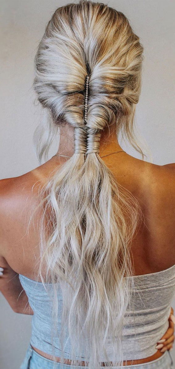50+ Braided Hairstyles To Try Right Now : Topsy Infinity Pony